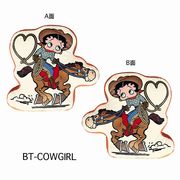 ■2025AW　新作■　BETTY BOOP　ダイカットクッション　BT-COWGIRL