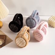 新作耳あて 折りたたみ 毛&#32466; かわいい 女性 防寒   4色