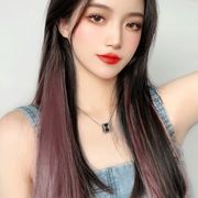 グラデーションカラー ブリッジヘアピース アッシュローズ 【ウィッグ/エクステ/カラーチェンジ】