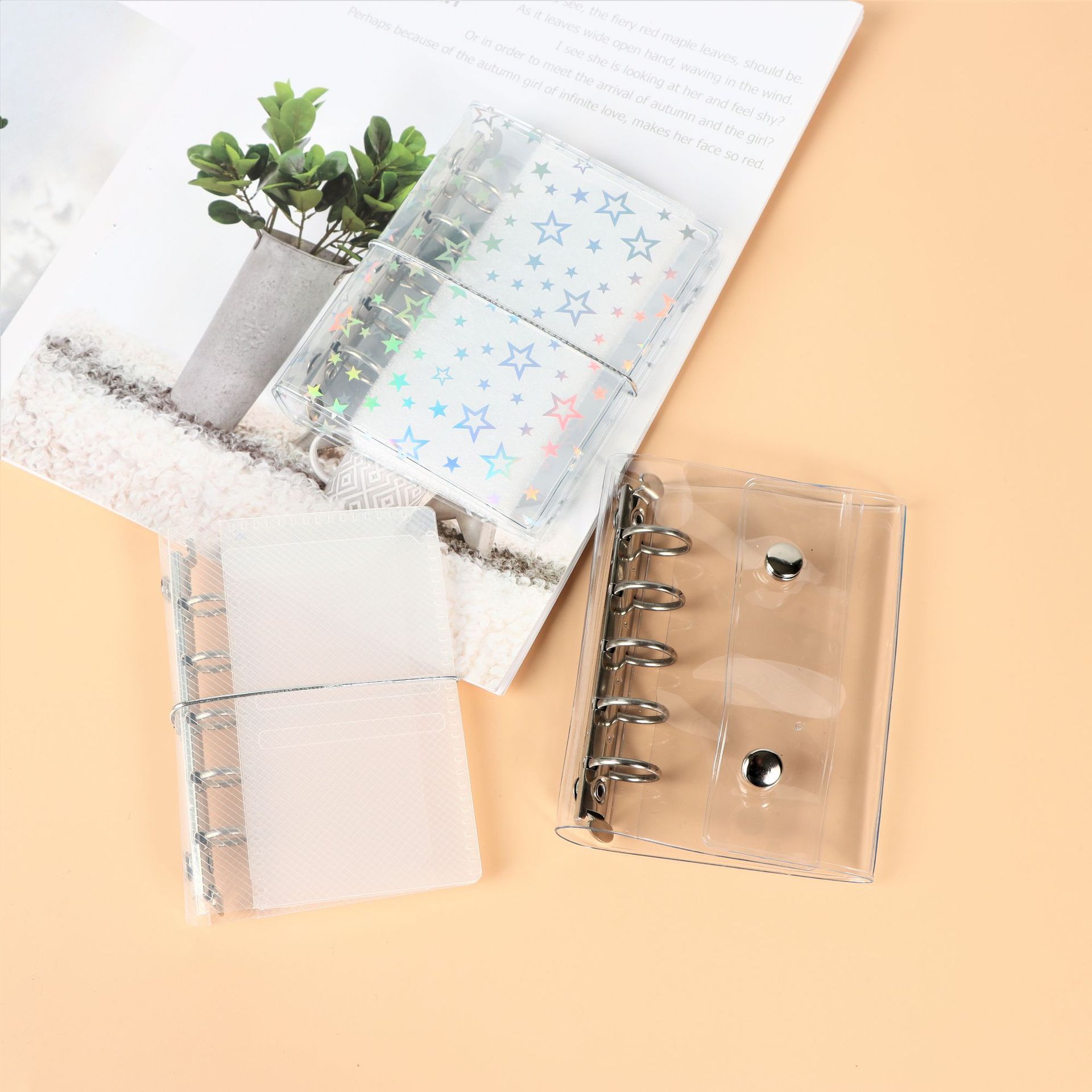 収納ケース 推し活a7a6m5 透明 pvc シールノート シール帳 マルチ