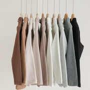 激安 【2025秋冬新品】韓国風子供服  キッズ服  無地 長袖 インナー  Tシャツ  80m-140cm  12色