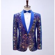 メンズフォーマル スパンコールジャケット パーティージャケット 結婚式ジャケット ビジネスジャケット