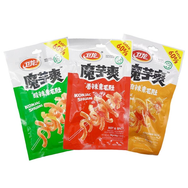 魔芋爽 モーユーシュアン しゃらーこんにゃく 80g 3種 味付辛口