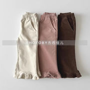 2025★秋冬新作★韓国風子供服★コーデュロイ★ズボン★80cm～130cm 3色