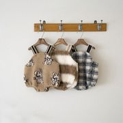 2025★秋冬新作★韓国風ベビー服★ロンパース★66cm～90cm 2色