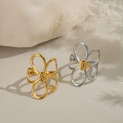 指輪 バイカラー リング ステンレス製 大人可愛いリング 上品 サージカルステンレス指輪  超新作2025