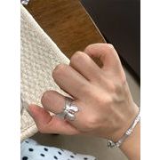 今だけ数量限定大特価セール 激安セール ラグジュアリー調に溶け込む レトロ銀色蝶々リング