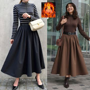 初回送料無料　切り替えデザイン裏起毛長袖ワンピース　レディースファッション人気トレンド