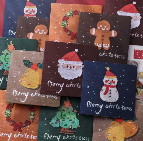 雑貨 お祝い  クリスマスグッズ ハガキ 感謝カード メッセージカード 封筒付き