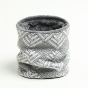 男女兼用 冬季  マフラー 毛糸ニット保温 ネックウォーマースカーフ  5色