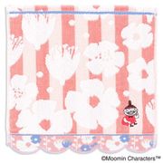 ムーミン タオルハンカチ ピンク ソポクッキア