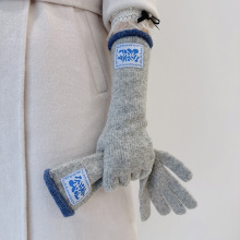 2025年INS 秋冬新作       厚手  高級感  ウール   防寒  手袋