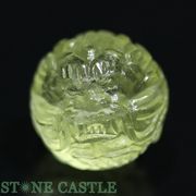 ☆一点物☆【天珠ビーズ】リビアングラス 龍珠 約15mm (横穴) No.50