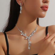 ネックレスイヤリングセット&ネックレスピアスセットE90088