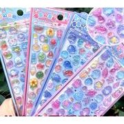新入荷★DIY手作★手帳用 貼り付け★粘着シール★立体キャラクターシール★3Dシール