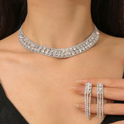 ネックレスイヤリングセット&ネックレスピアスセットE90099