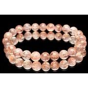 【１点物】AA☆アルーシャ産 レピドクロサイトインフェルドスパー 7.5mm ブレスレット _U8349