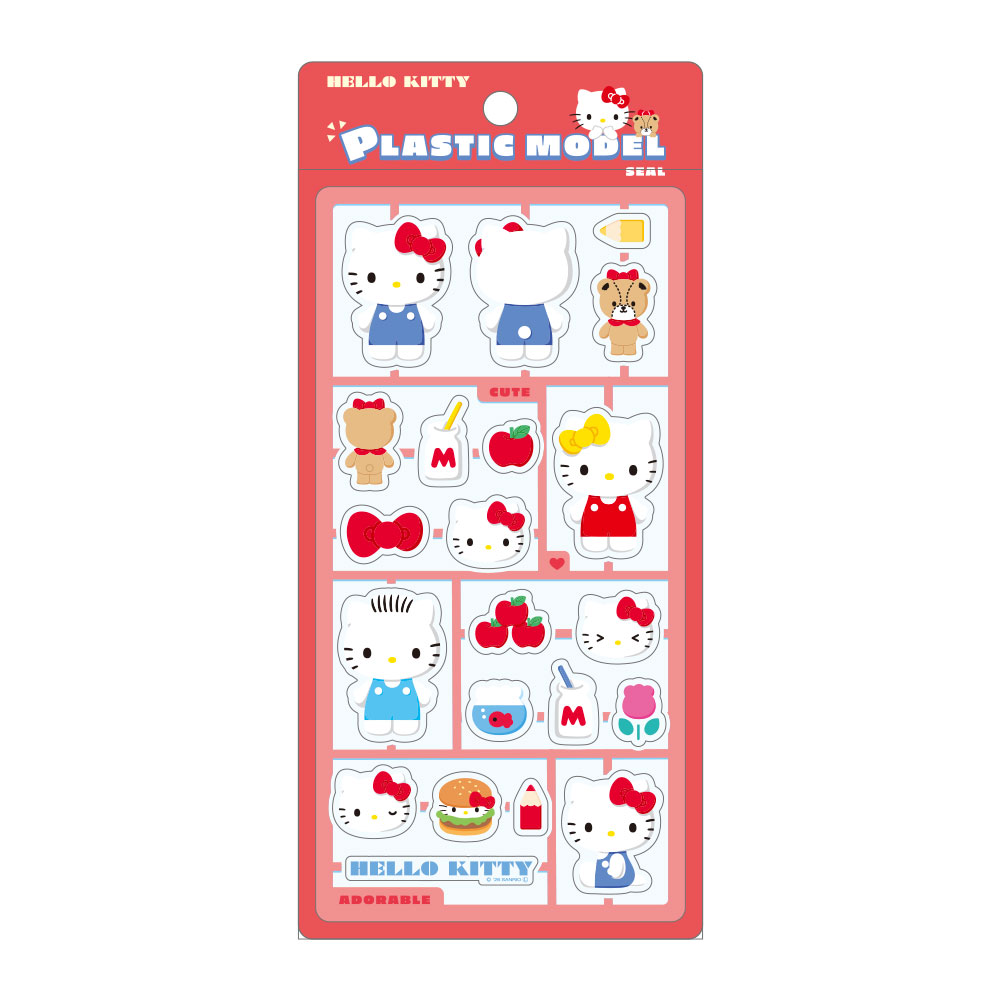 サンリオ シール 4月末予定】 サンリオキャラクターズ プラスチックモデル風シール PM