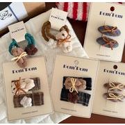 2025秋冬新作★韓国風 アクセサリーパーツ★キッズ ヘアアクセサリー★キッズ   ヘアゴム★ヘアバンド