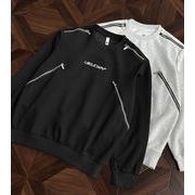 秋冬トップス メンズ   トレーナー スウェット クルーネック カジュアル