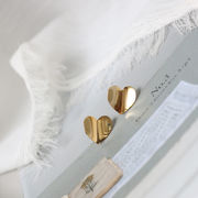 サージカルステンレスハートピアス　アクセサリー　金属アレルギー対応　INS　デザイン