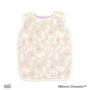 ムーミン フルフィーコットンガーゼパイルスリーパー フラワーピクニック ピンク