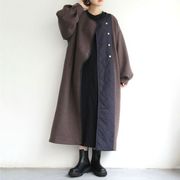 ロングコート ロング丈アウター アウター レディース コート 大きいサイズ 切り替え 秋冬物