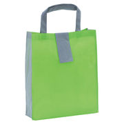 たためるツインカラートート（タテ）グリーン