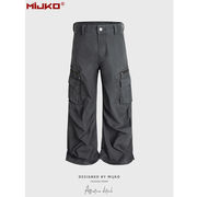 メンズ ワーク風 パンツ 男女兼用 ストリート系 ボトムス 秋冬 2025新作★全2色