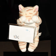 ギフトセット（ねこのマスコットポーチ（とら）/メッセージカード・ネコ）