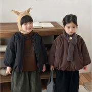 新品ins冬  暖かい服 防寒 韓国風子供服  アウター中綿コート  80-140cm