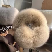 冬の防寒必須 ふわふわ耳カバー キツネ毛 耳あて 耳マスク 防風防寒耳カバー 可愛い 女性向け 耳カバー
