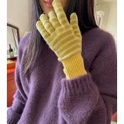 秋冬手袋 グローブ アームカバー  手袋  ニット手袋　防寒 毛糸
