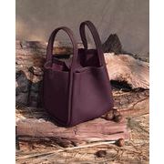 2026 新品 カゴバッグ ミディアムサイズ バケットバッグ 本革 ハンドバッグ ショルダー＆クロスボディ