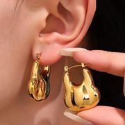 レディース 幾何ピアス ステンレス製 アクセサリー  イヤリング 金属アレルギー対応★超新作 2026年1月