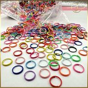 【17色】ニコイル キーホルダー金具 カラフル  DIYパーツ 手芸 基礎金具 ハンドメイド