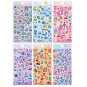 DIY手作り  粘着シール 3D 立体ステッカー  シール デコレーション ぷくぷく ステッカー 文具