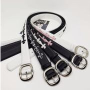 ファッションベルト 帯   ベルト パンク風 フェイクレザー