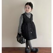 2026新作 韓国子供服 子供服 ベビー服  キッズ服 女の子 厚手のノースリーブワンピース 90~140CM
