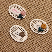 新入荷 生地 デコパーツ DIY素材 アクセサリー 貼り付け 手芸材料衣類と靴帽子ヘアアクセサリーパーツ