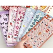 ぷくぷくシール ぷっくりシール 3Dステッカー 立体ステッカー エポキシステッカー　ヌイグルミ