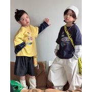 2026春新作　MXW　子供服　トップス　　Tシャツ★長袖★90cm～150cm★2色