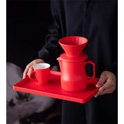 最安値に挑戦！手仕事を感じさせる釉調が魅力の陶器トレイ カドを丸く処理し安全性にも配慮