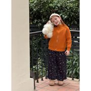 子供服　90~150cm　キッズパンツ　花柄　韓国子供服