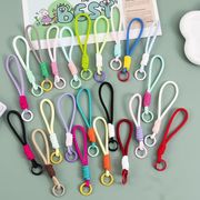 キーホルダー DIYショート ハンドメイド  PVC キーリング バッグチャーム 雑貨装飾 LF