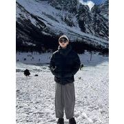 店長推薦 2026年冬新デザイン ポリ100％防風撥水コート 超厚手中綿入りで高い保温性 フード付きロング丈