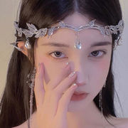 ヘッドドレス 額飾り ティアラ 葉っぱ リーフ ウェディング 結婚式 プリンセス