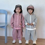 2026年春・秋新作 男女スポーツセット 子供服  ベビーカジュアルスウェットシャツ 2点セット