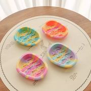 ペット食器　シリコン製　安全安心　犬 猫 食器 餌皿 水飲み 舌苔除去 ペット用品　DC