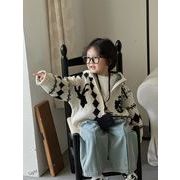 2026新作 韓国子供服 ベビー服  キッズ男の子ニットコート 90cm-140cm
